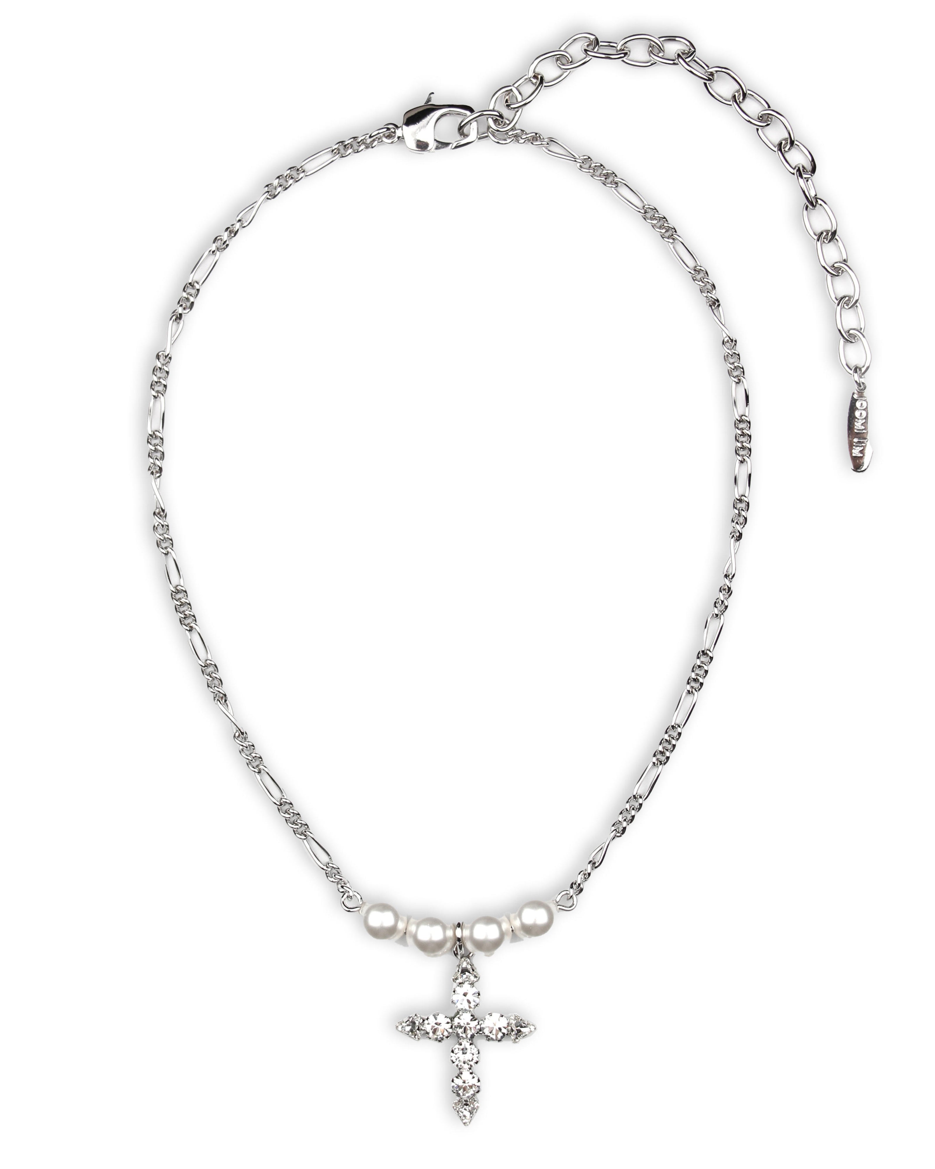 S GOD ONLY KNOWS PEARL CHAIN NECKLACE