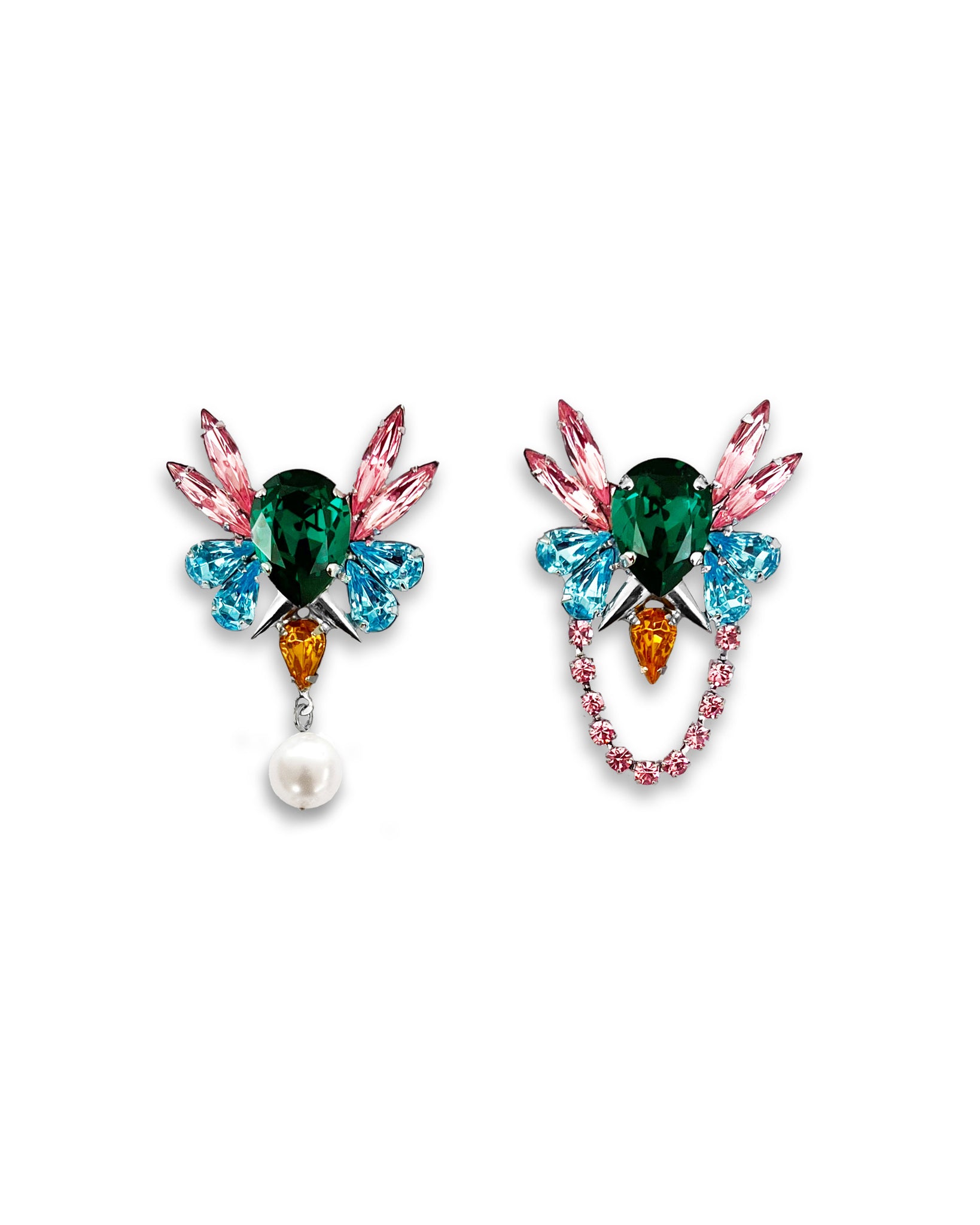 Aurora Clip Earrings