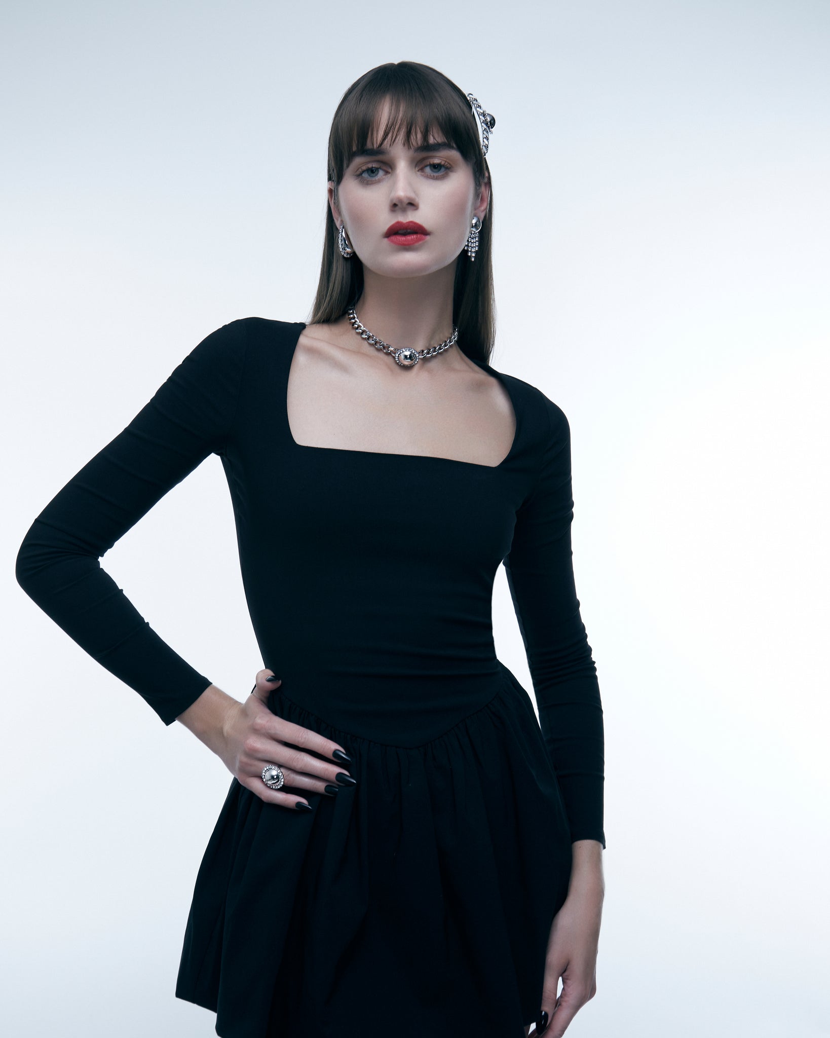 Carrington Fringe Clip Earrings